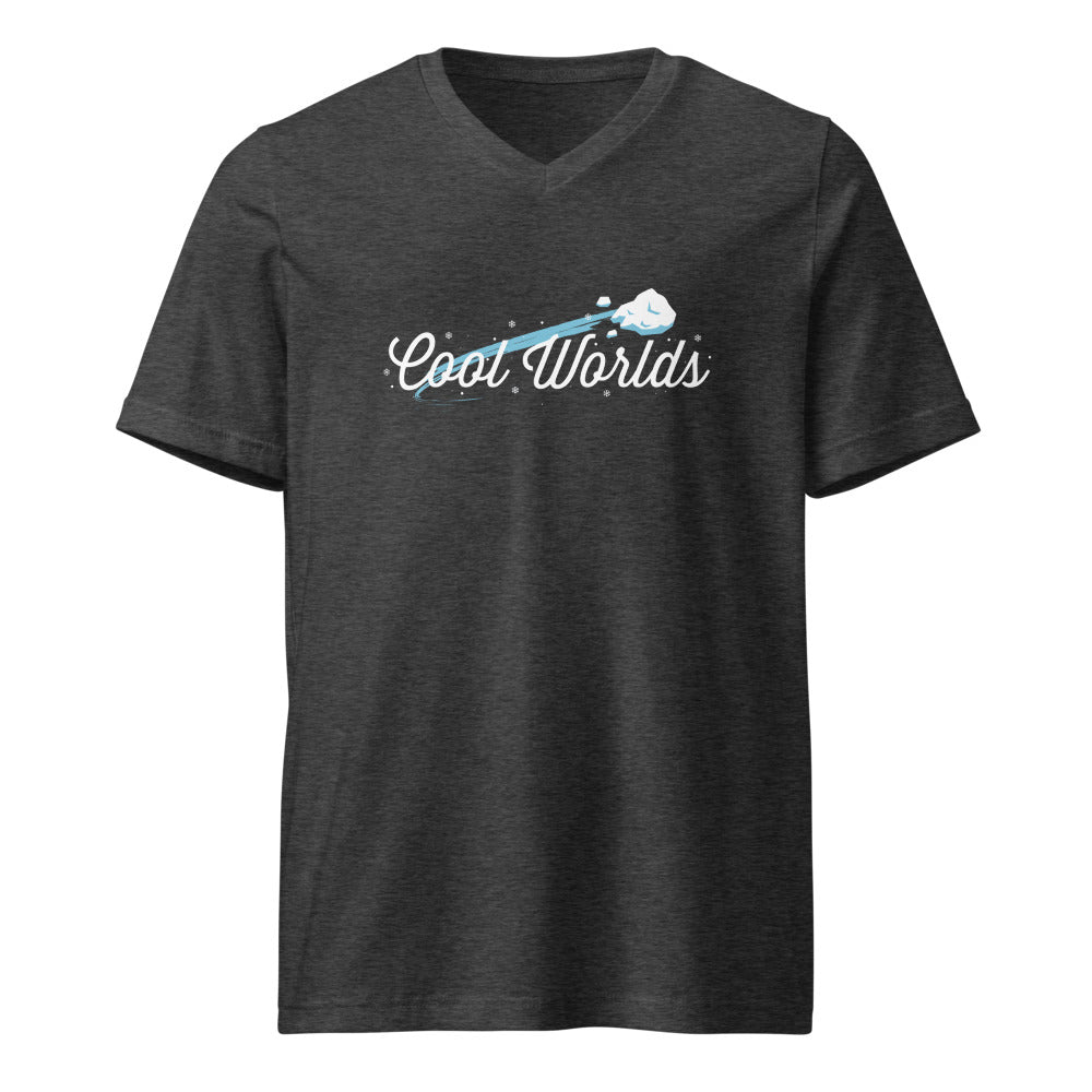 Cool Worlds Icy Comet V-Neck T-Shirt