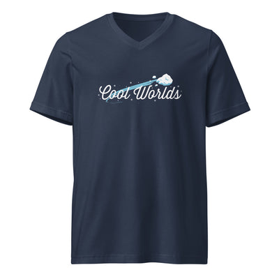 Cool Worlds Icy Comet V-Neck T-Shirt