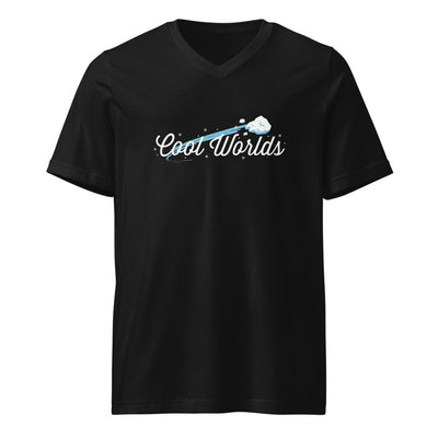 Cool Worlds Icy Comet V-Neck T-Shirt