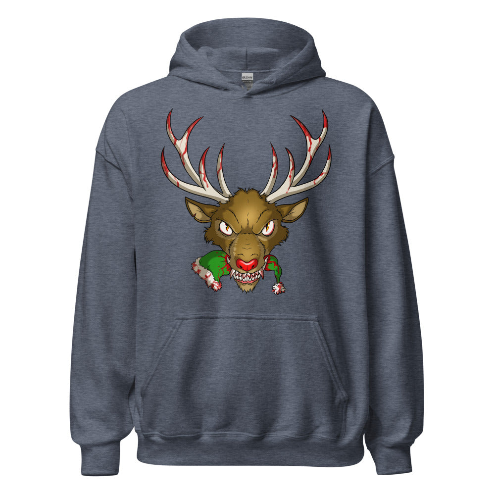 Creepy Xmas - Bad Rudolph Hoodie