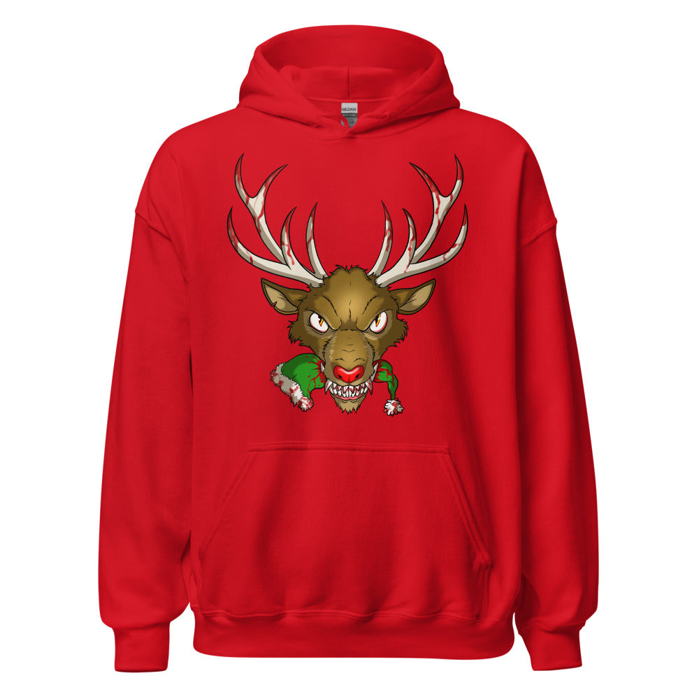 Creepy Xmas - Bad Rudolph Hoodie