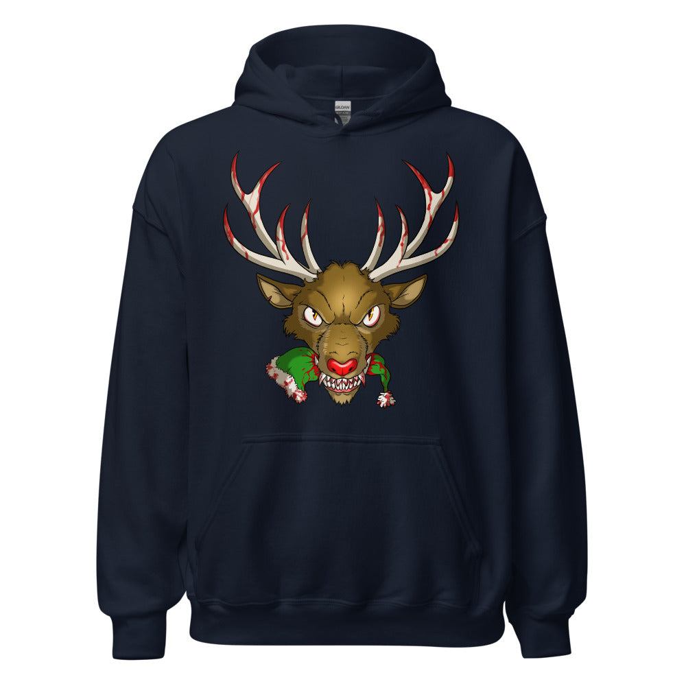 Creepy Xmas - Bad Rudolph Hoodie