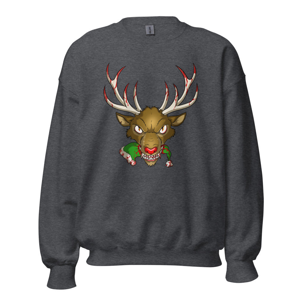 Creepy Xmas - Bad Rudolph Sweatshirt