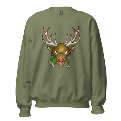 Creepy Xmas - Bad Rudolph Sweatshirt