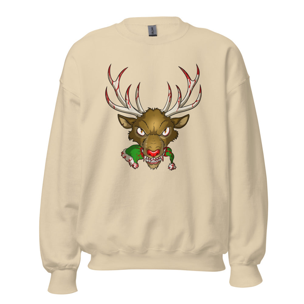 Creepy Xmas - Bad Rudolph Sweatshirt