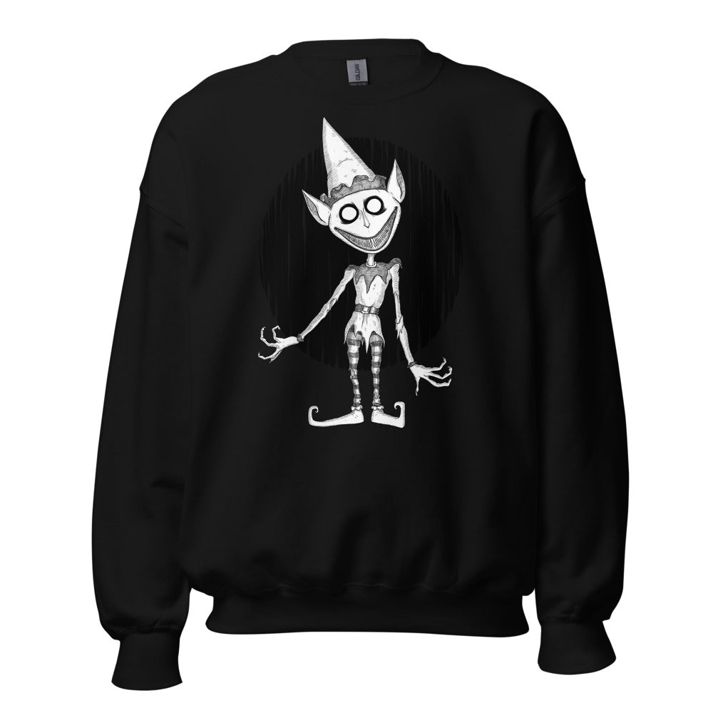 Creepy Xmas - Evil Elf Sweatshirt