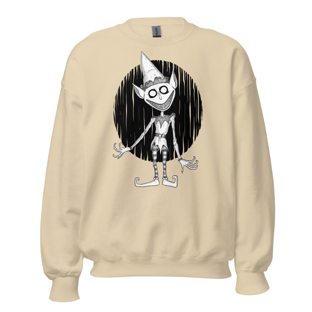 Creepy Xmas - Evil Elf Sweatshirt