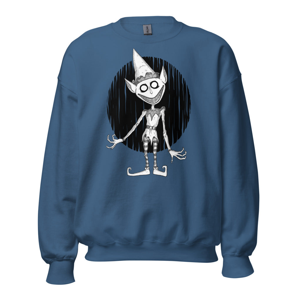 Creepy Xmas - Evil Elf Sweatshirt