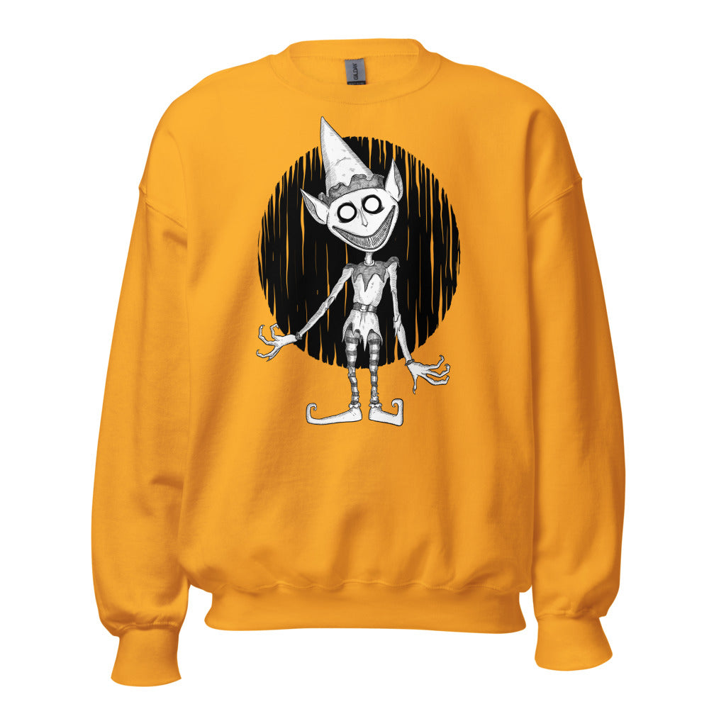 Creepy Xmas - Evil Elf Sweatshirt