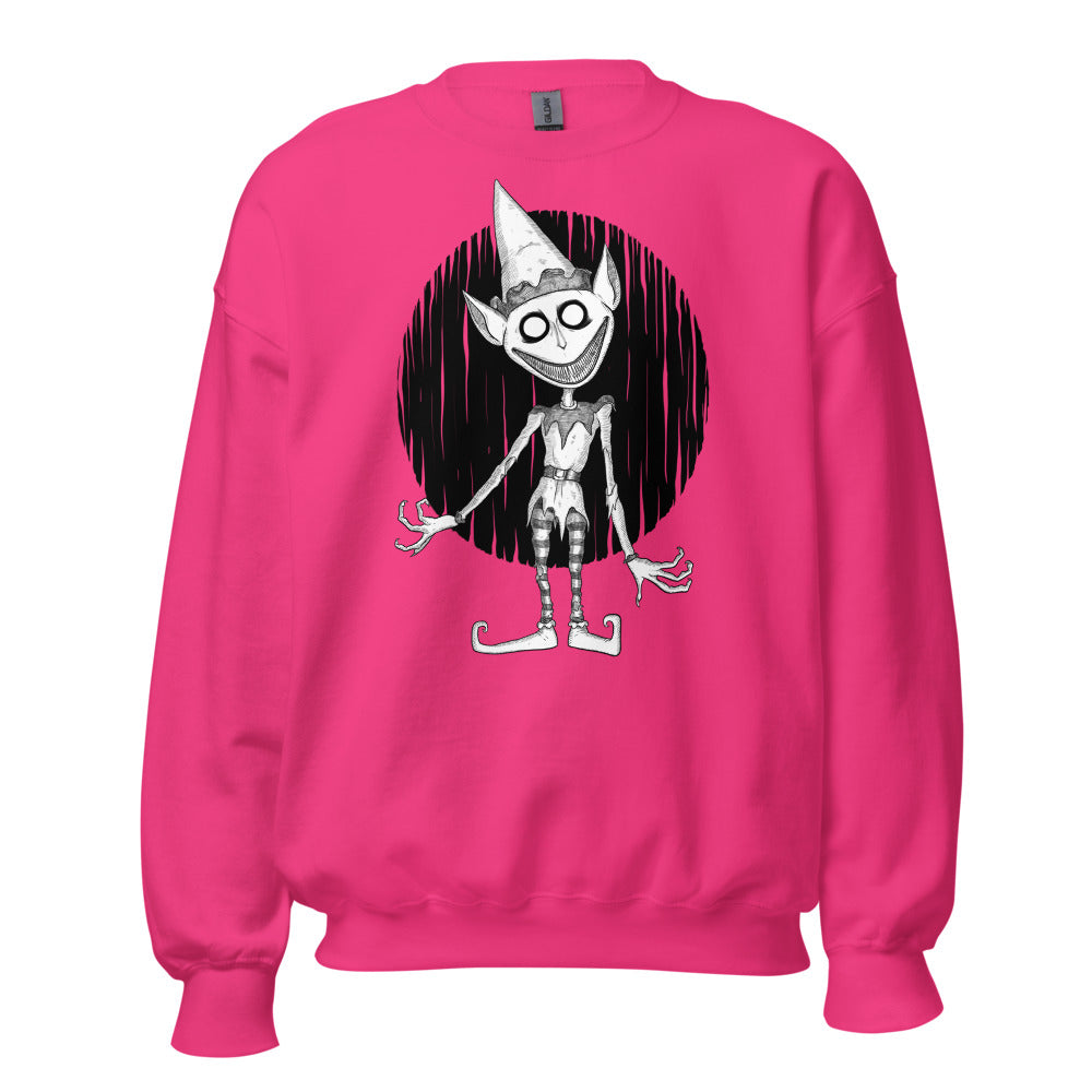 Creepy Xmas - Evil Elf Sweatshirt