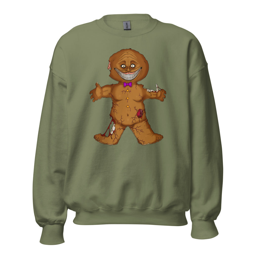 Creepy Xmas - Gingerdread Man Sweatshirt