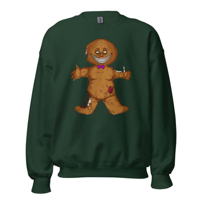 Creepy Xmas - Gingerdread Man Sweatshirt