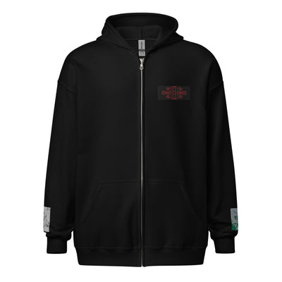 Cryptic PEPPERSWINE zipper hoodie