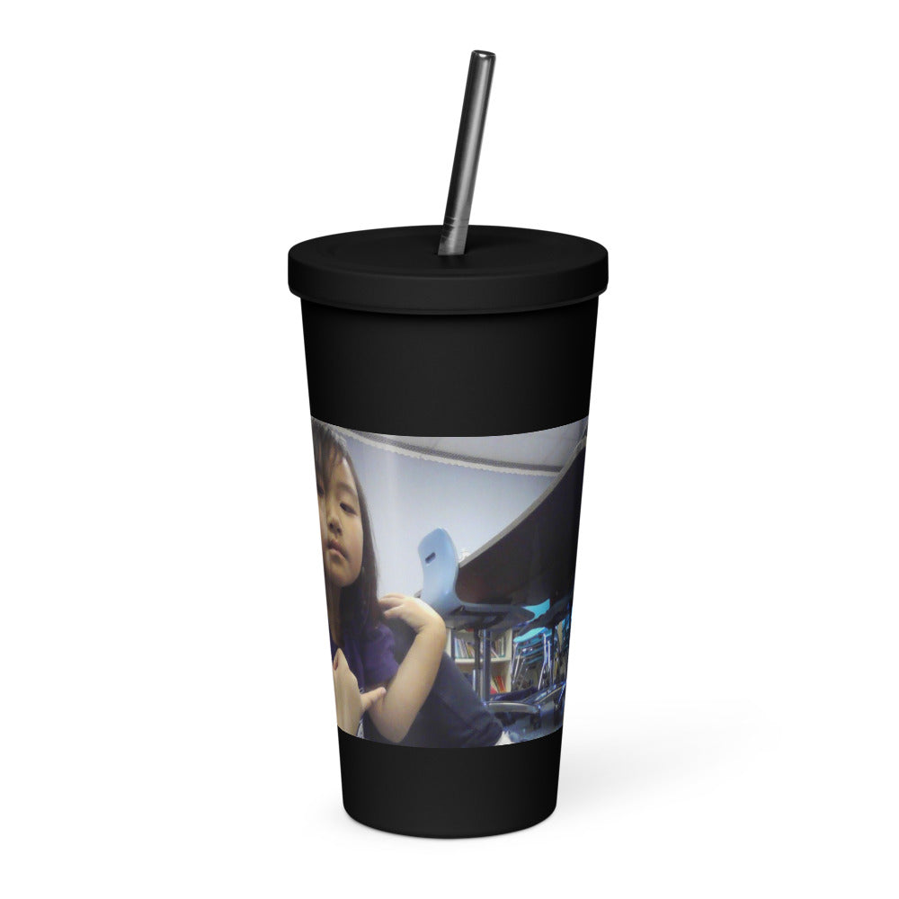 Custom Product - Insulated Tumbler with a Straw