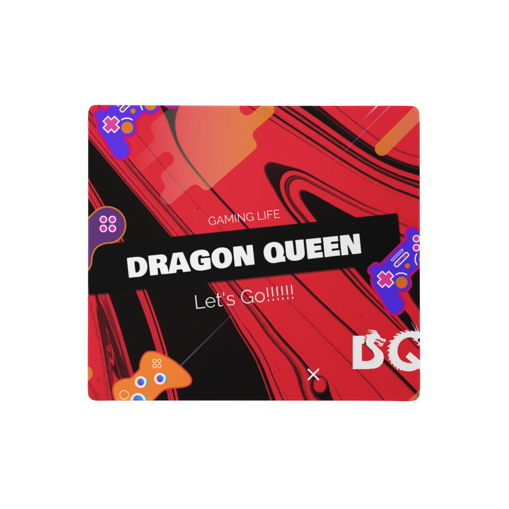 DQ Small Red Gaming Life MousePad