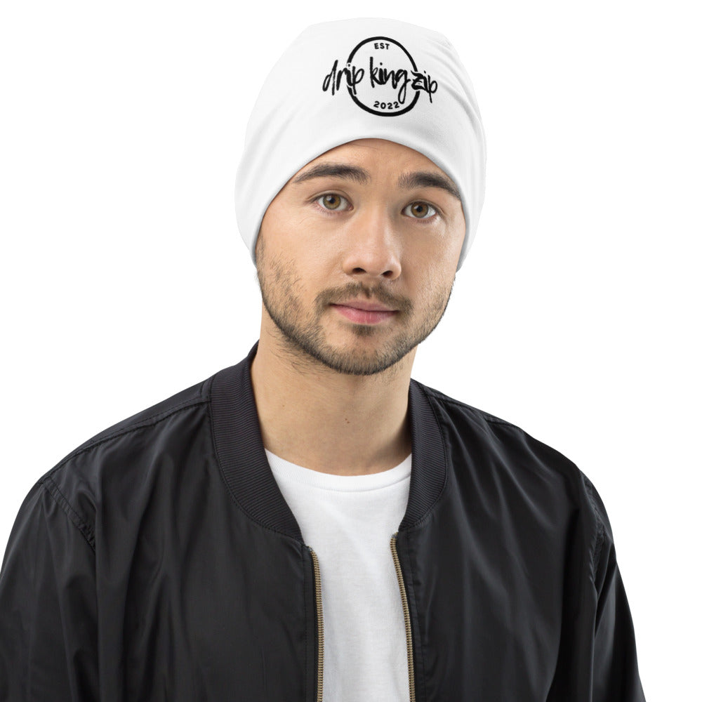 DRIP KING ZIP BEANIE HAT