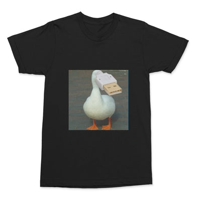 DUCK HQ - USB DUCK UNISEX T-SHIRT