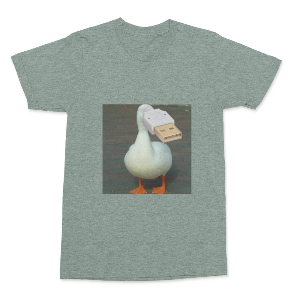 DUCK HQ - USB DUCK UNISEX T-SHIRT