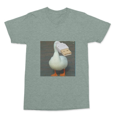 DUCK HQ - USB DUCK UNISEX T-SHIRT