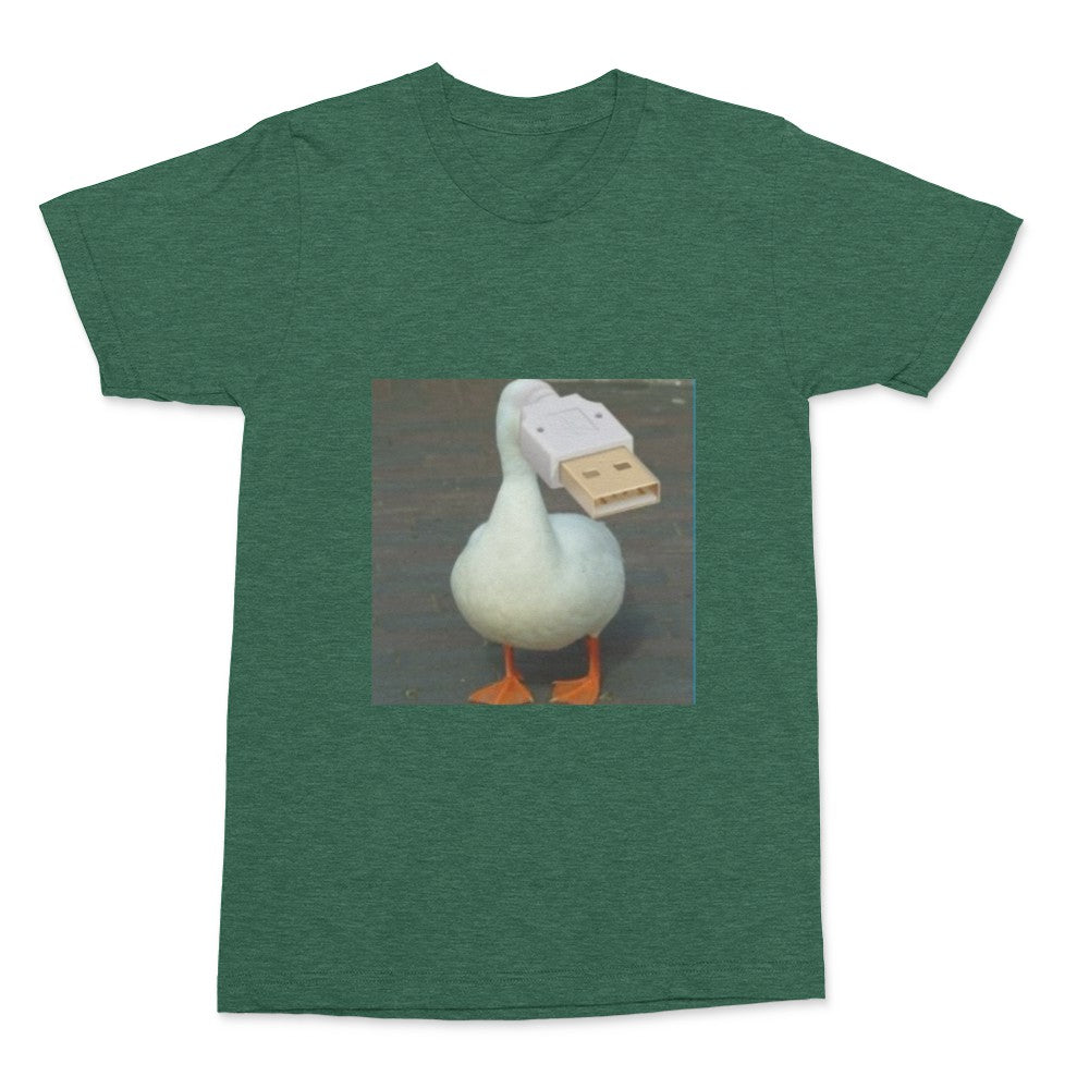 DUCK HQ - USB DUCK UNISEX T-SHIRT
