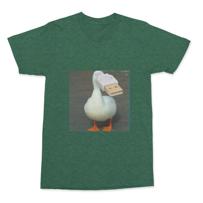 DUCK HQ - USB DUCK UNISEX T-SHIRT