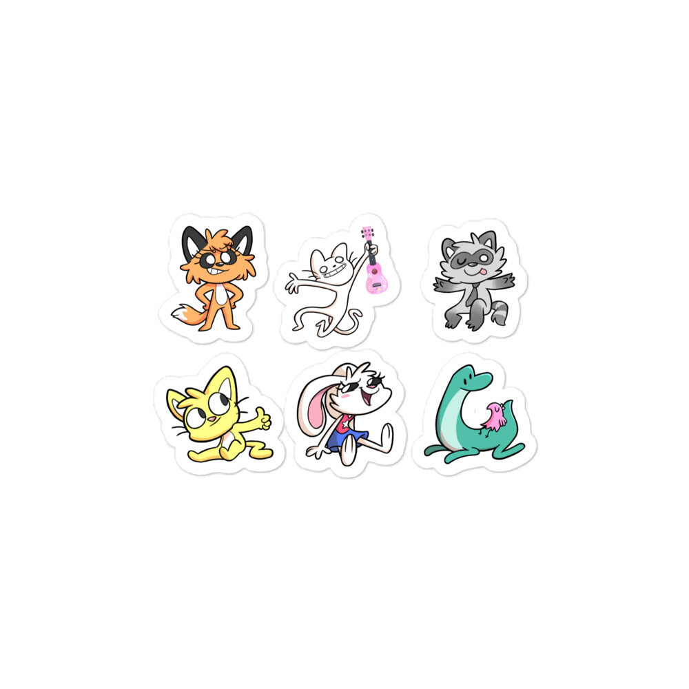 DeadlyComics Sticker Sheet