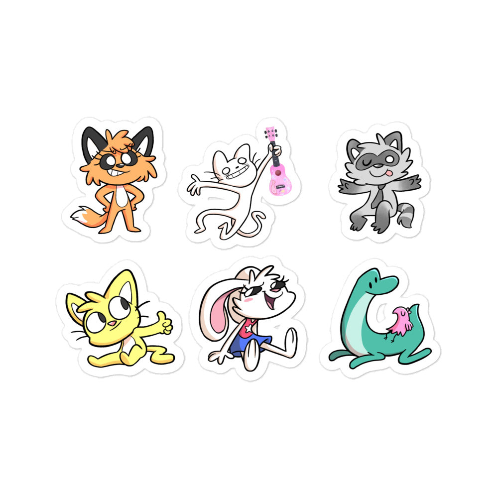 DeadlyComics Sticker Sheet