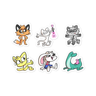 DeadlyComics Sticker Sheet