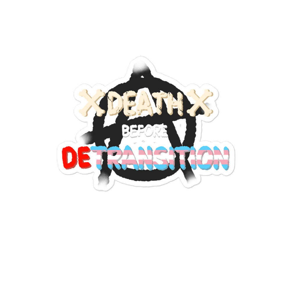 Death Before Detransition Sticker