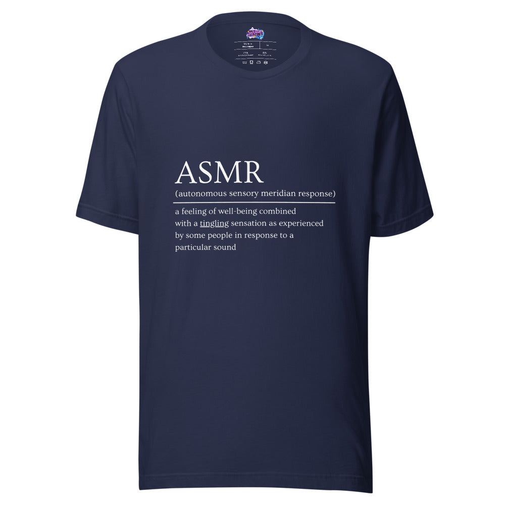 Define ASMR (White Text)