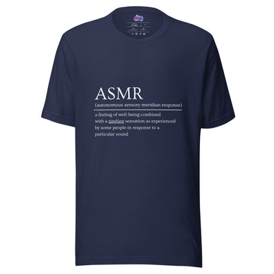 Define ASMR (White Text)
