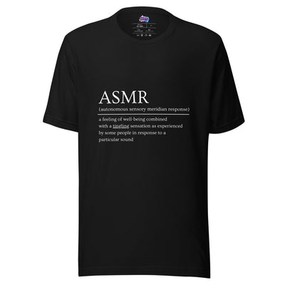 Define ASMR (White Text)