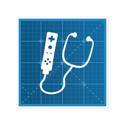 Design Doc Logo Blueprint Sticker