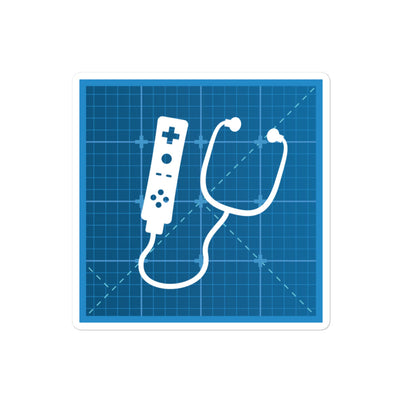 Design Doc Logo Blueprint Sticker