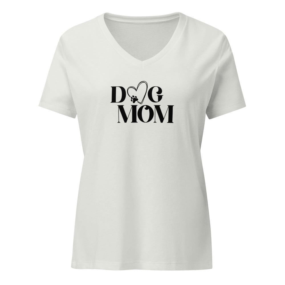 Dog Mom V-neck Shirt