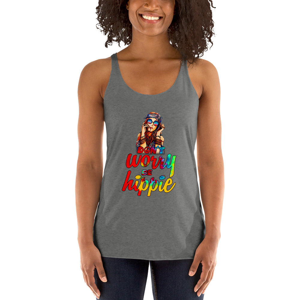 Don't Worry Be Hippie tank