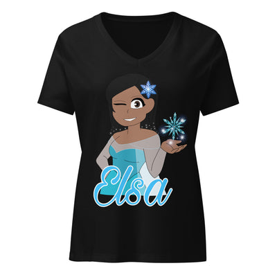 Elsa Women's Relaxed V-Neck T-Shirt