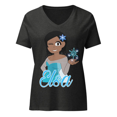 Elsa Women's Relaxed V-Neck T-Shirt
