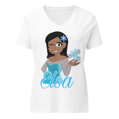 Elsa Women's Relaxed V-Neck T-Shirt