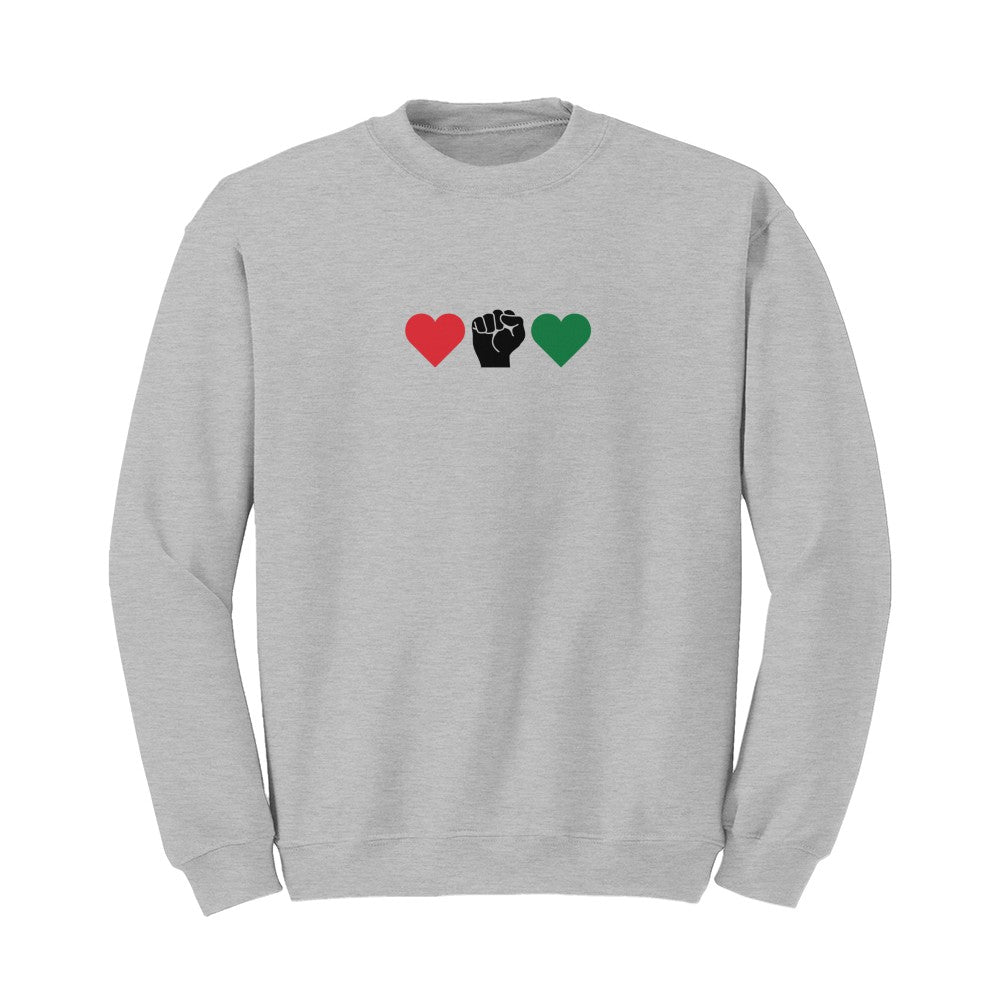 ❤️✊🏿💚 Unity Sweatshirt