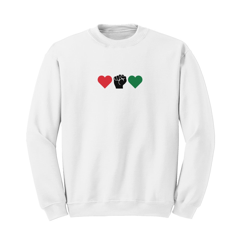 ❤️✊🏿💚 Unity Sweatshirt