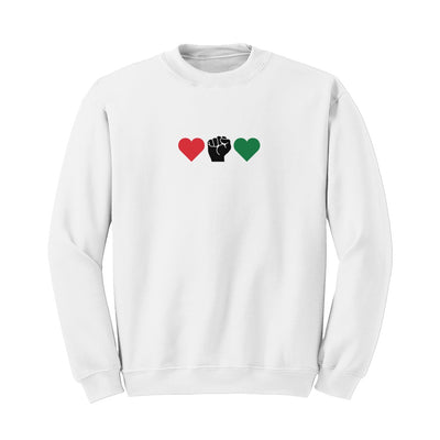 ❤️✊🏿💚 Unity Sweatshirt