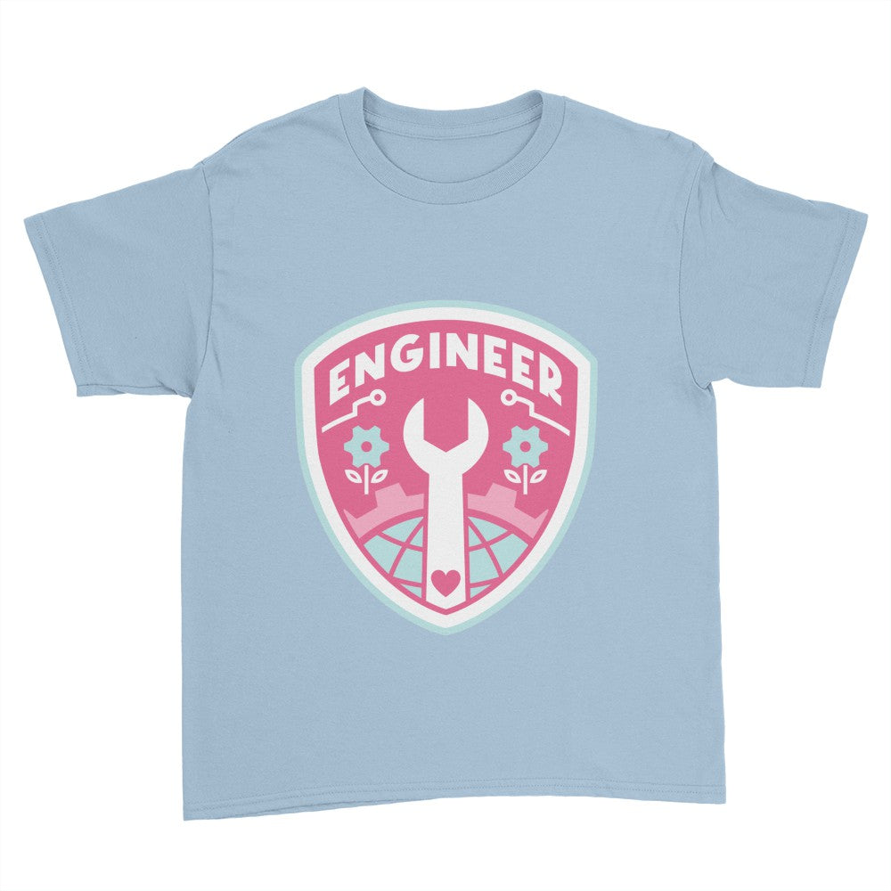 Heart of Engineering Badge Tee