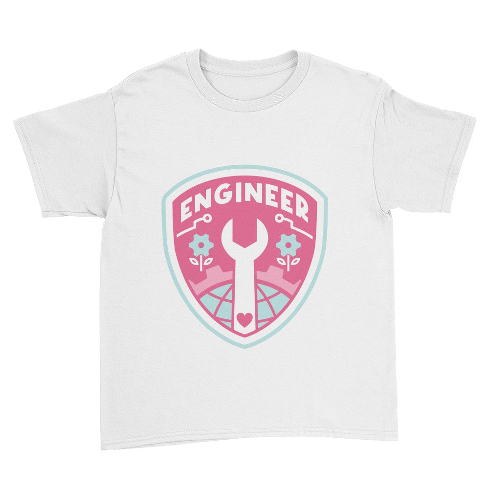 Heart of Engineering Badge Tee