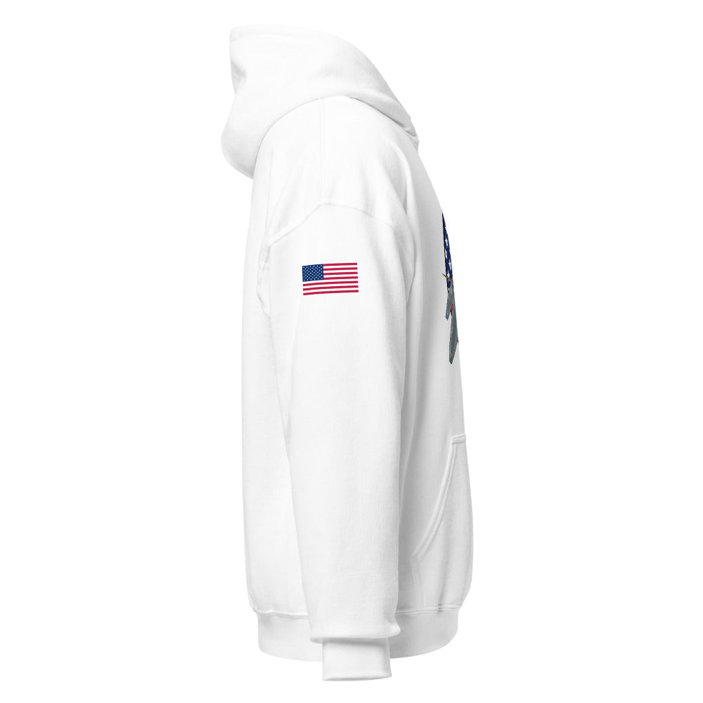 Growling Sidewinder - F-22 Raptor On Premium Hoodie – Crowdmade