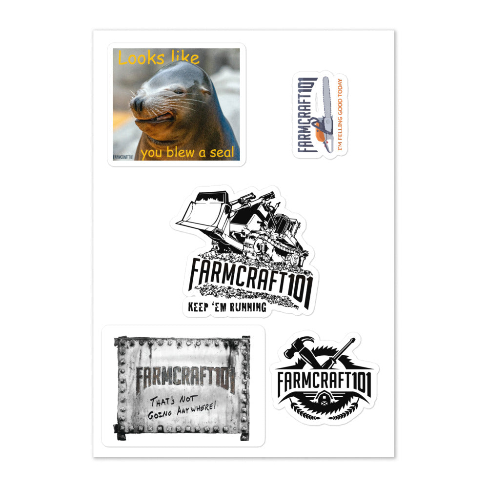 FarmCraft101 Sticker Sheet