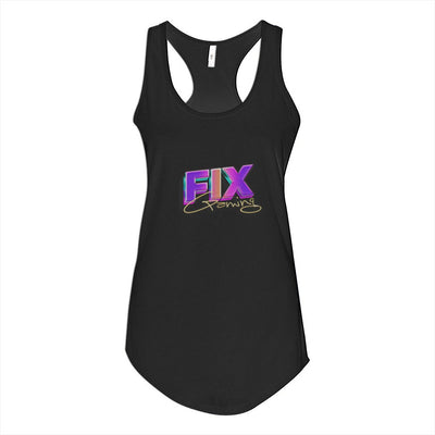 Fix Gaming LOGO Next Level Ladies Racerback Tank