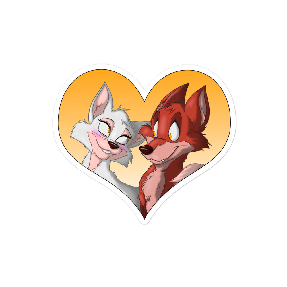 Foxes Sticker