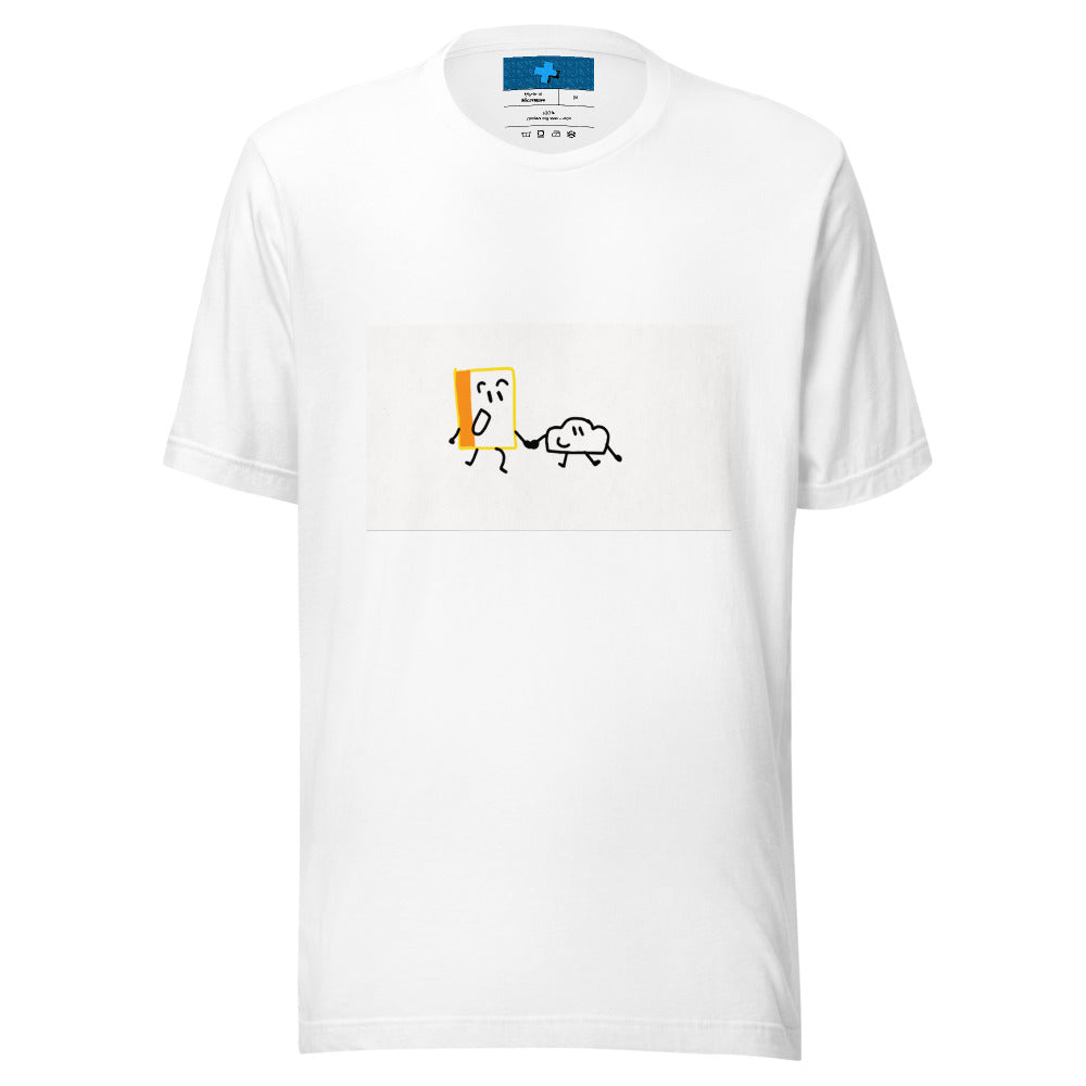 French Friey and Cloudy Unisex Staple T-Shirt (with channel profile)