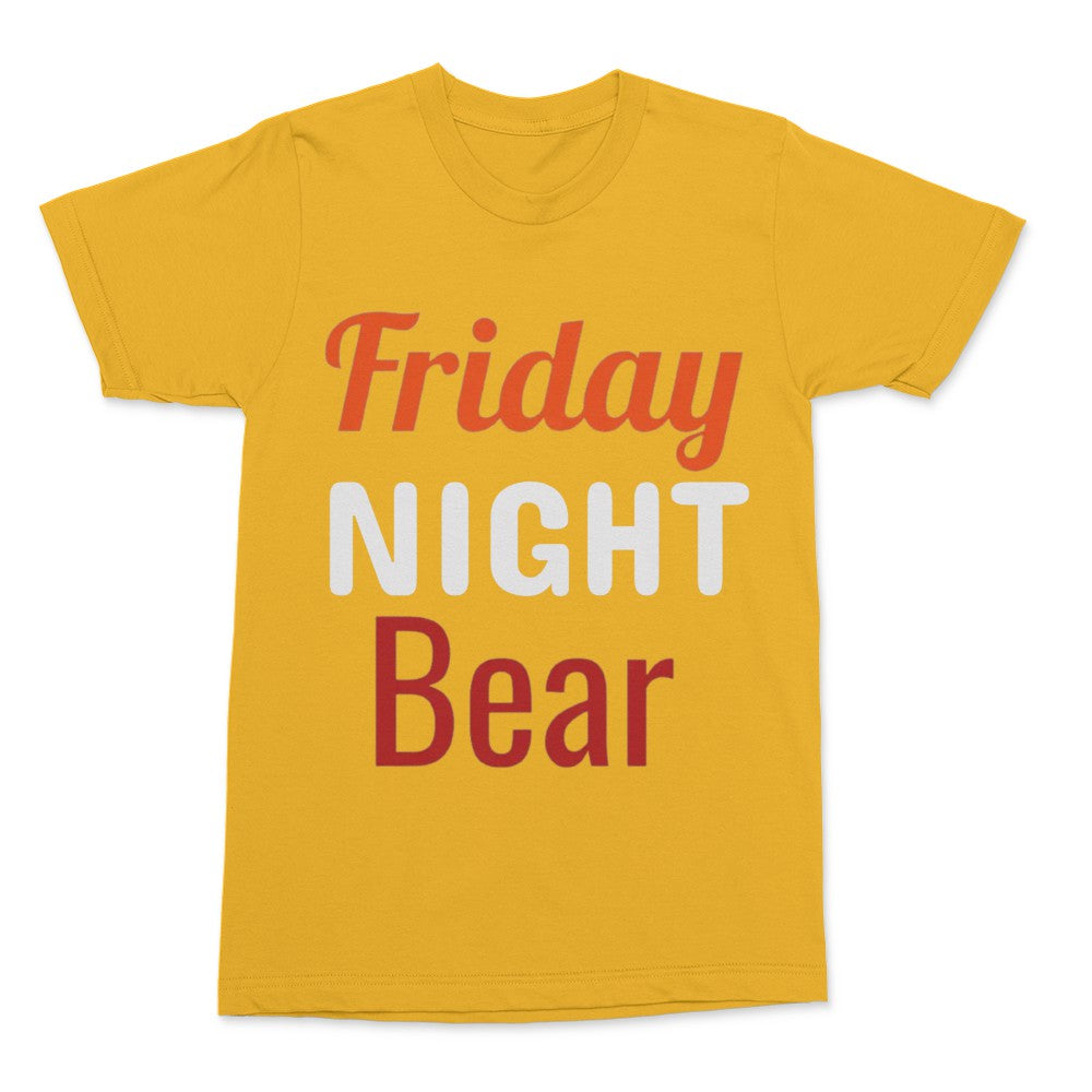 Friday Night Bear White T-Shirt